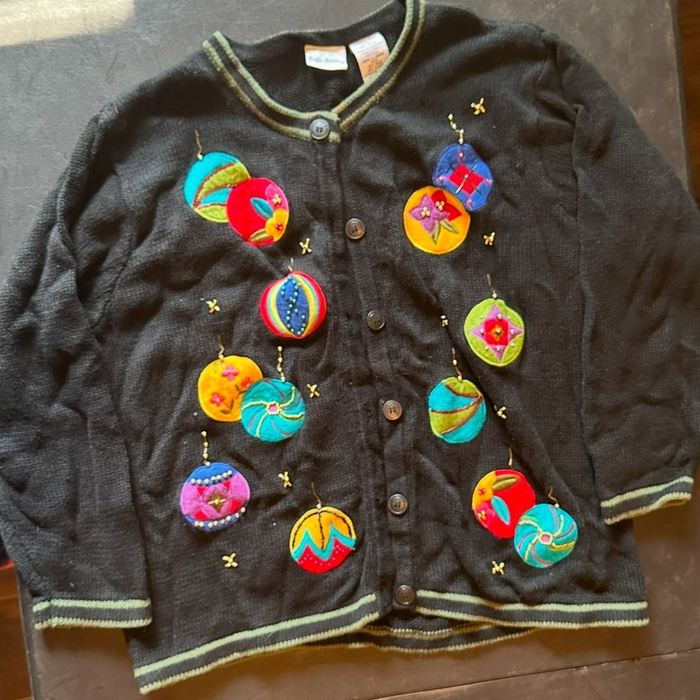 Bobbie brooks vintage ornament sweater